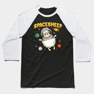 Spacesheep Science Day Sheep Lovers Space Day Celebration Funny Space Sheep Baseball T-Shirt